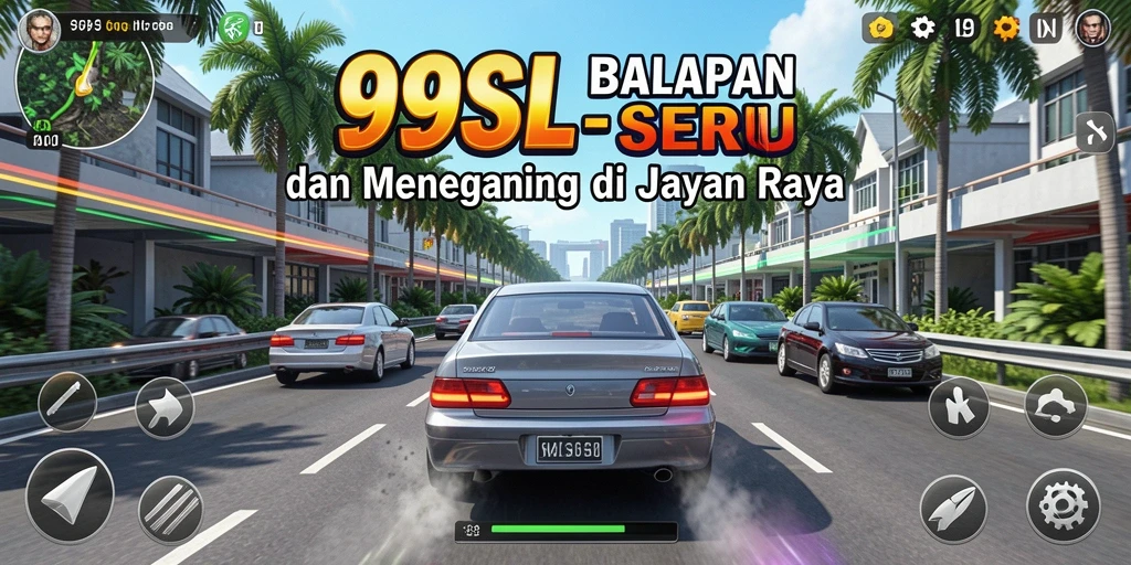 Gameplay seru dan menegangkan di 99SL dengan balapan yang adrenalin tinggi.