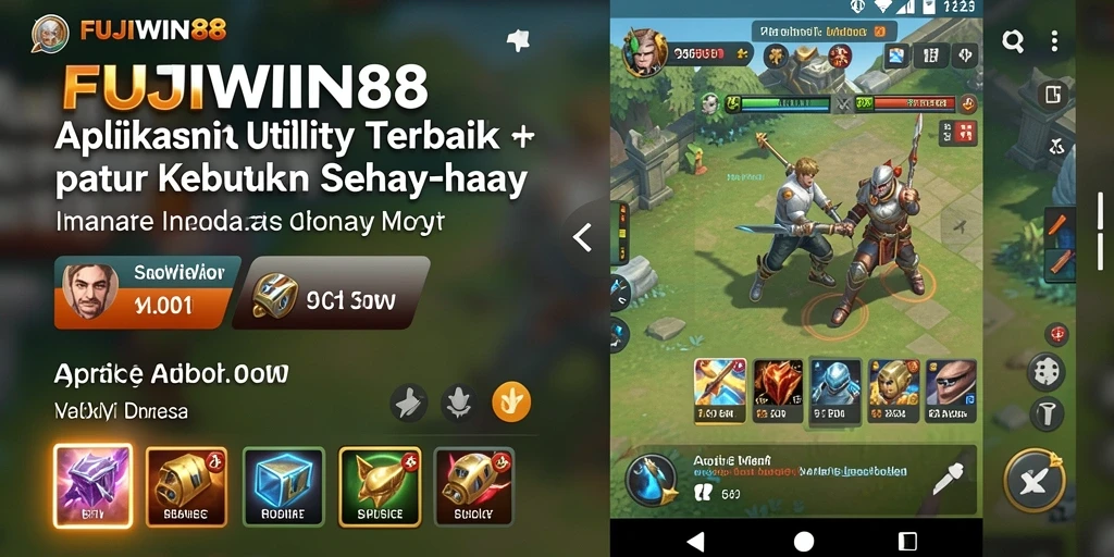 Tampilan antarmuka FUJIWIN88 yang modern dan fungsional.