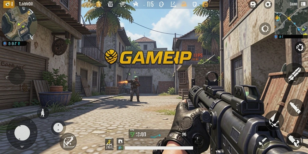 Screenshot utama gameplay GAMERP TPS yang mengagumkan.