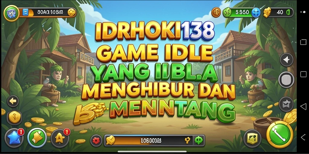 Screenshot gameplay <strong>IDRHOKI138</strong> menampilkan karakter beraksi dalam mode Idle yang menarik.