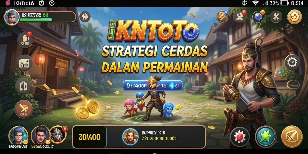 Screenshot utama IKNTOTO menunjukkan intensitas gameplay strategi yang seru.