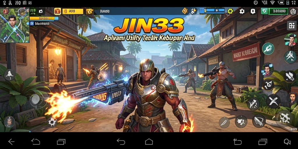 Tampilan antarmuka aplikasi JIN33 yang ramah pengguna dan fungsional.
