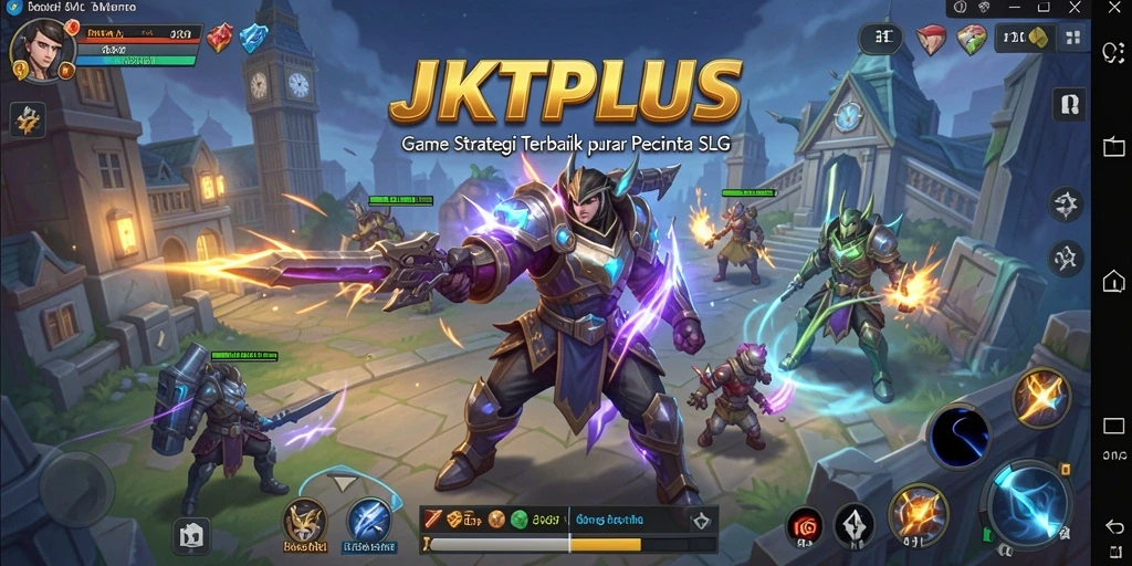 Screenshot menampilkan pertempuran epik dalam JKTPLUS.