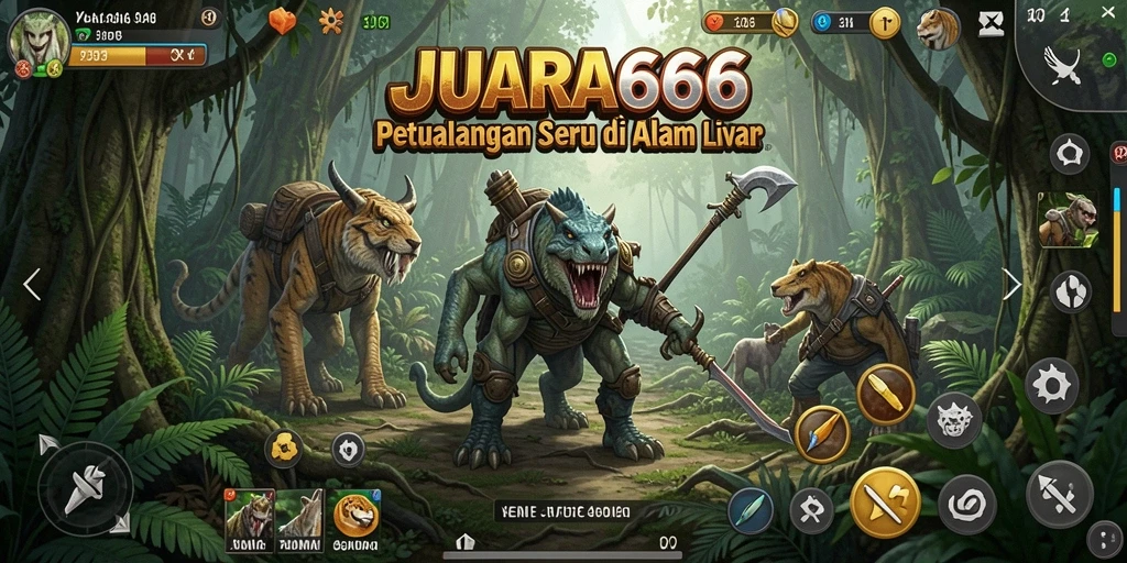 Tampilan gameplay <strong>JUARA666</strong> yang menakjubkan dengan aksi petualangan yang seru.