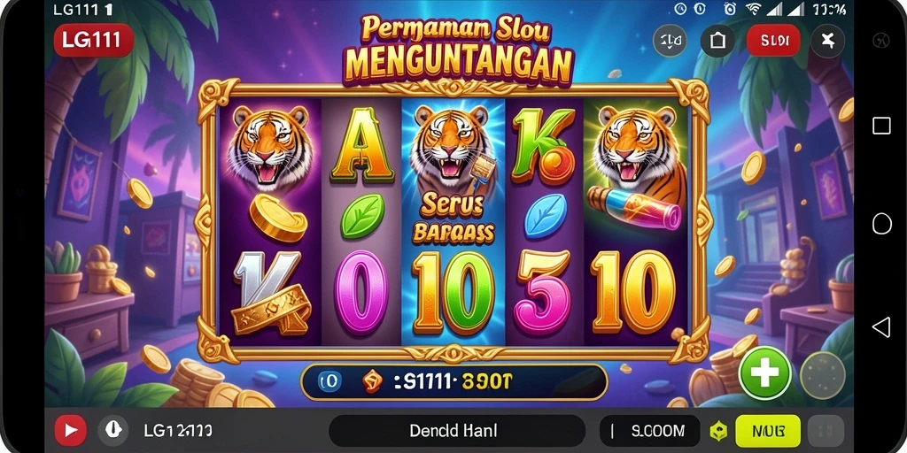 Tampilan menakjubkan dari gameplay Slot yang mendebarkan.