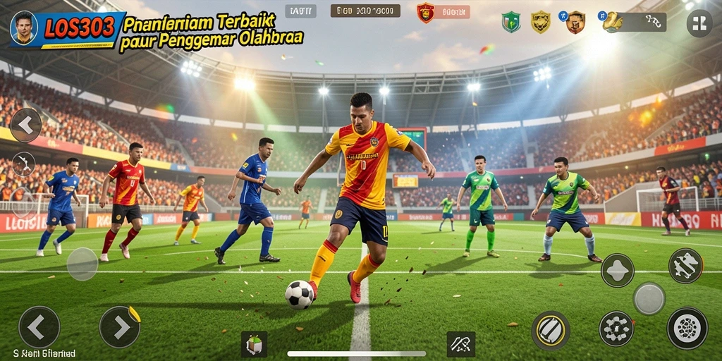 Screenshot utama LOS303 menampilkan aksi gameplay olahraga yang mendebarkan.