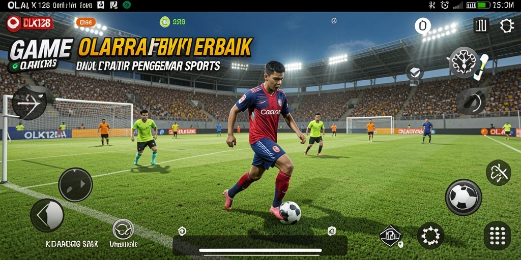 Tampilan gameplay OLX128 yang menegangkan dan penuh semangat.