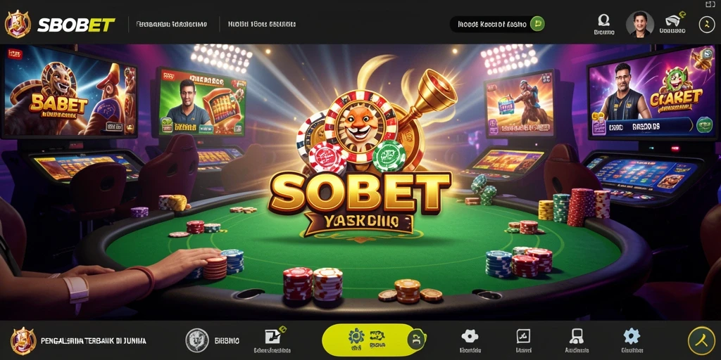 Screenshot SBOBET menampilkan pengalaman bermain kasino yang seru dan mengasyikkan.
