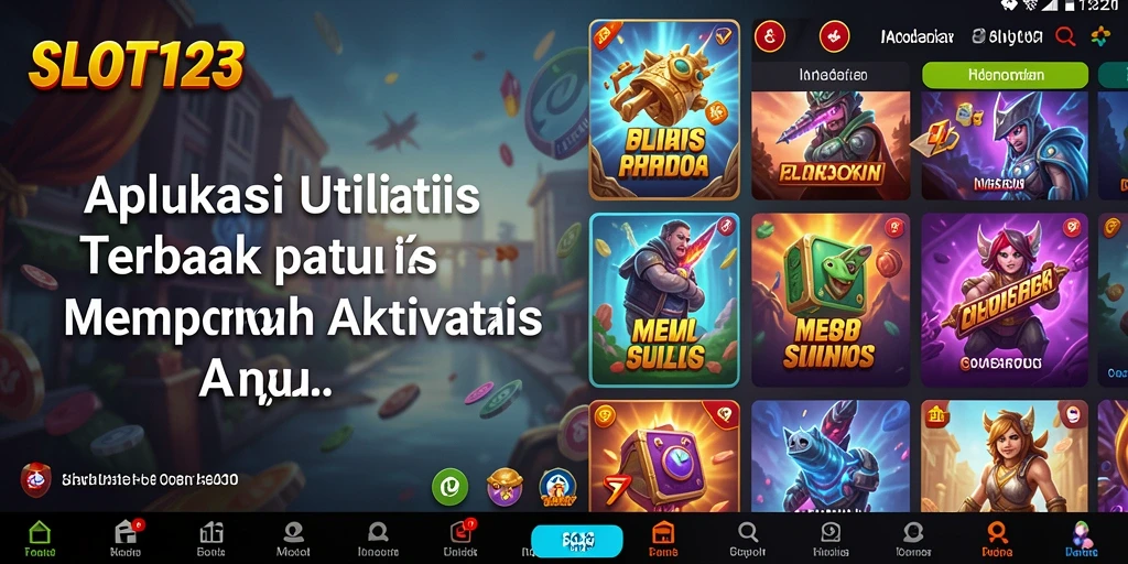 Tampilan antarmuka SLOT123 yang menarik dan fungsional.