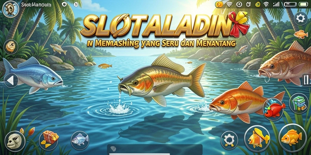 Gameplay memancing yang seru dan interaktif di SLOTALADIN.
