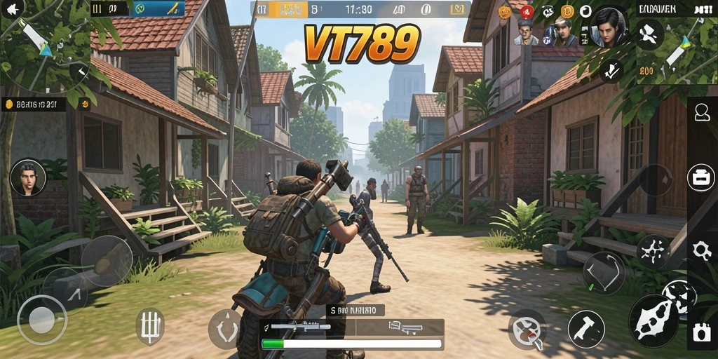 Tampilan gameplay menarik dari VT789 dengan grafis yang memukau.