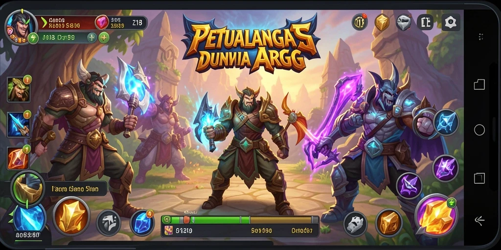Tampilan gameplay Z18 yang menakjubkan dan mendebarkan dalam dunia ARPG.